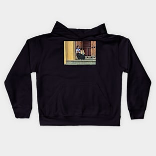 Resting. Kids Hoodie